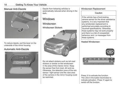 2025-2026 Vauxhall Frontera Owner's Manual | English