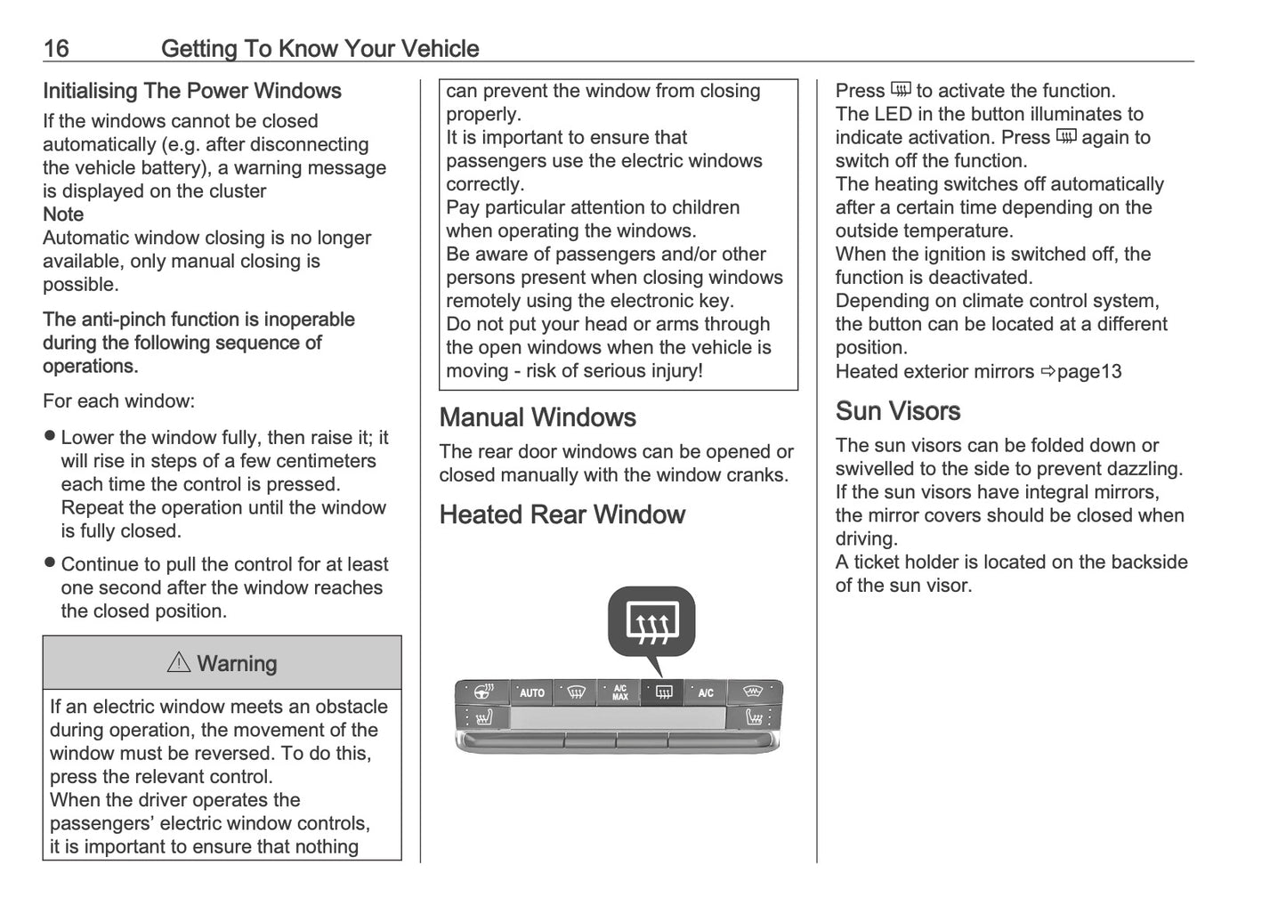 2025-2026 Vauxhall Frontera Owner's Manual | English