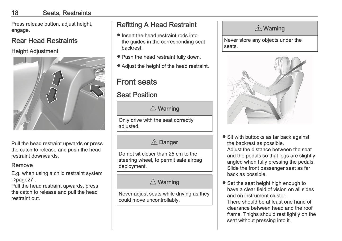 2025-2026 Vauxhall Frontera Owner's Manual | English
