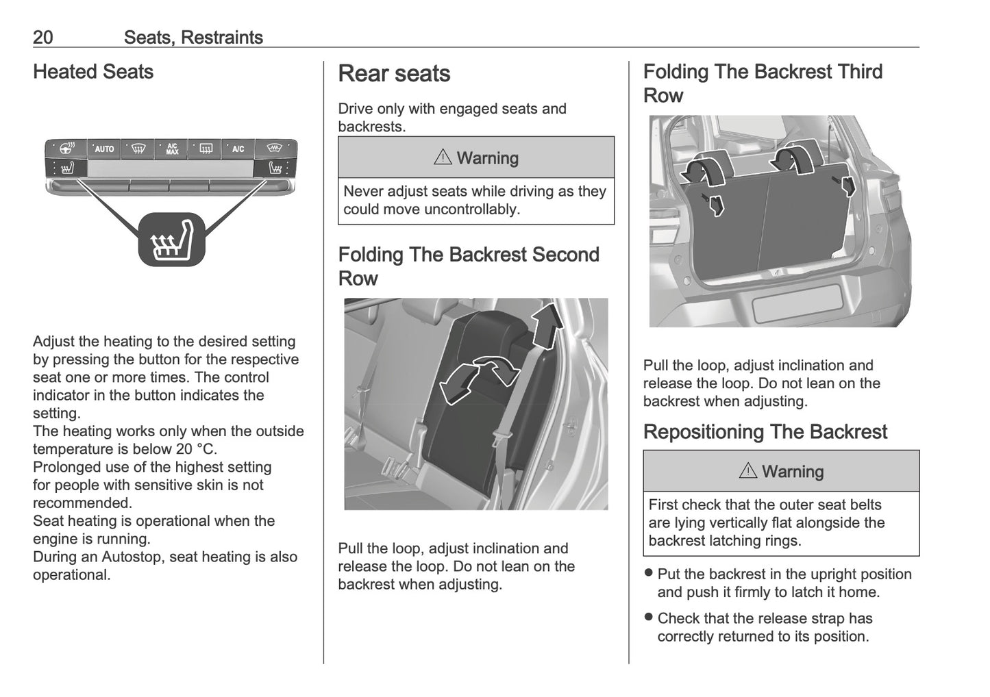 2025-2026 Vauxhall Frontera Owner's Manual | English