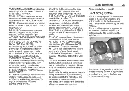 2025-2026 Vauxhall Frontera Owner's Manual | English