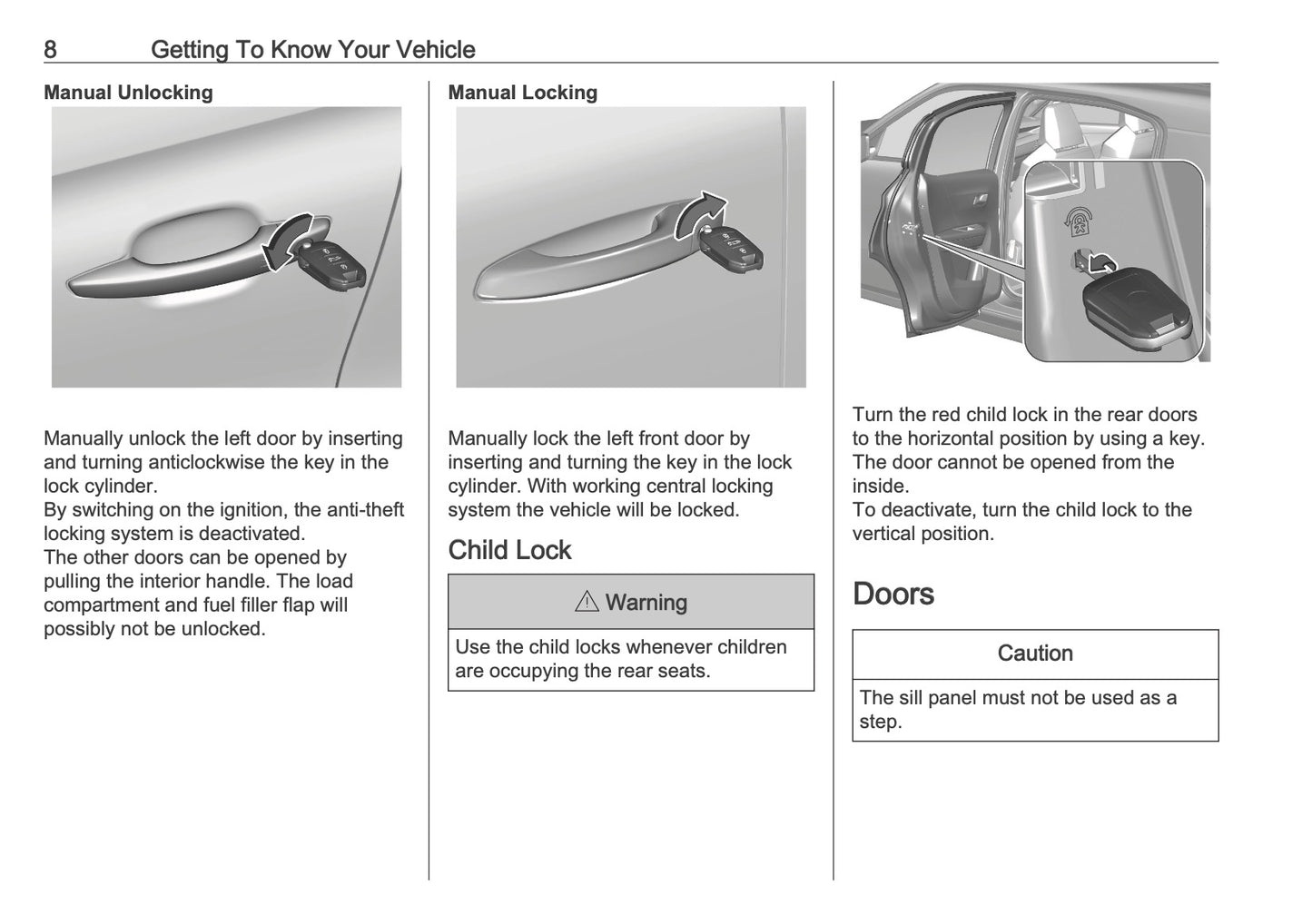 2025-2026 Vauxhall Frontera Owner's Manual | English