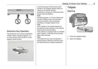 2025-2026 Vauxhall Frontera Owner's Manual | English