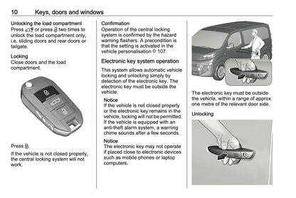 2023-2024 Vauxhall Vivaro Owner's Manual | English