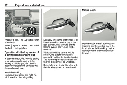2023-2024 Vauxhall Vivaro Owner's Manual | English