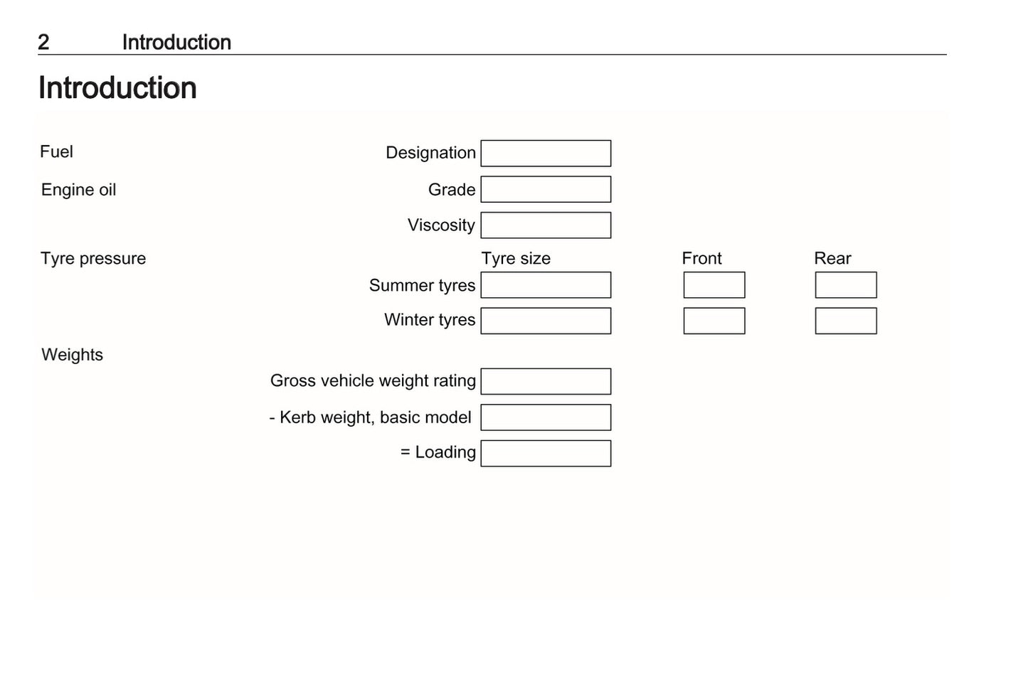 2023-2024 Vauxhall Vivaro Owner's Manual | English