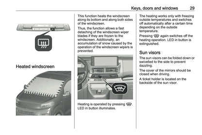 2023-2024 Vauxhall Vivaro Owner's Manual | English