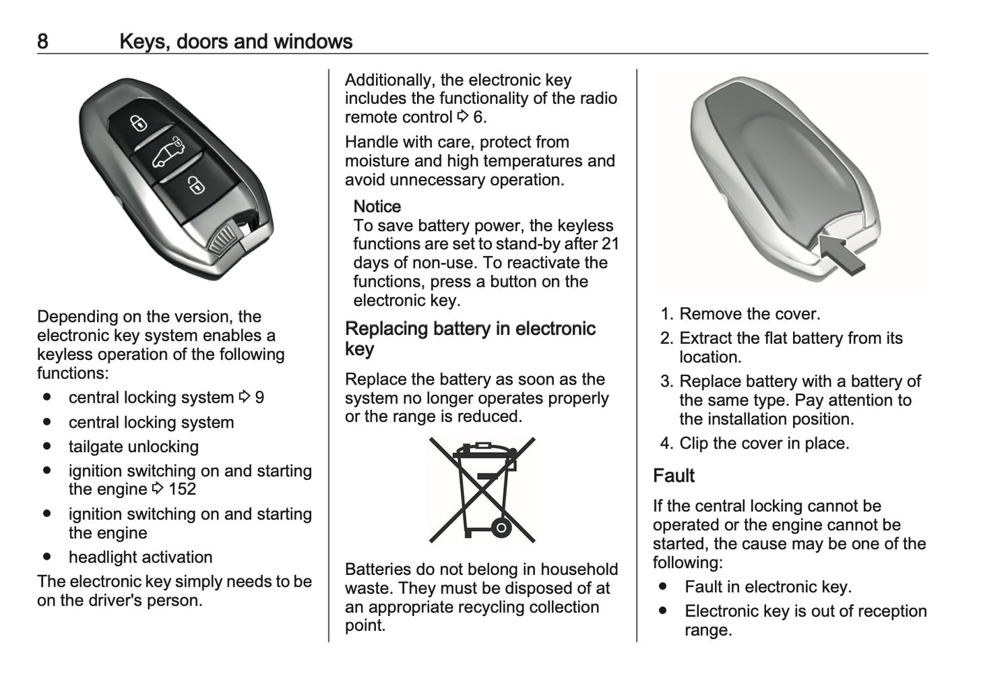 2023-2024 Vauxhall Vivaro Owner's Manual | English