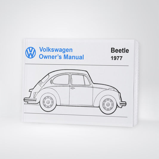 1977 Volkswagen Beetle Owner's Manual | English