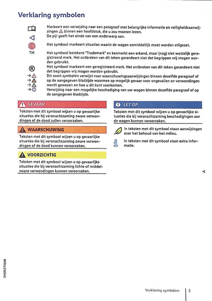 2020 Volkswagen Golf eHybrid / Golf GTE Gebruikershandleiding | Nederlands