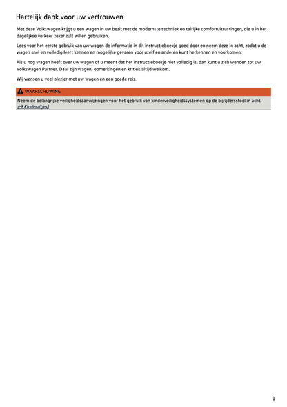 2021-2022 Volkswagen Polo Owner's Manual | Dutch