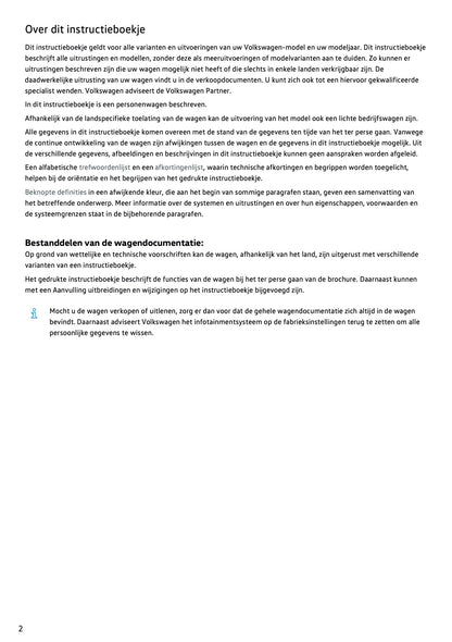2021-2022 Volkswagen Polo Owner's Manual | Dutch