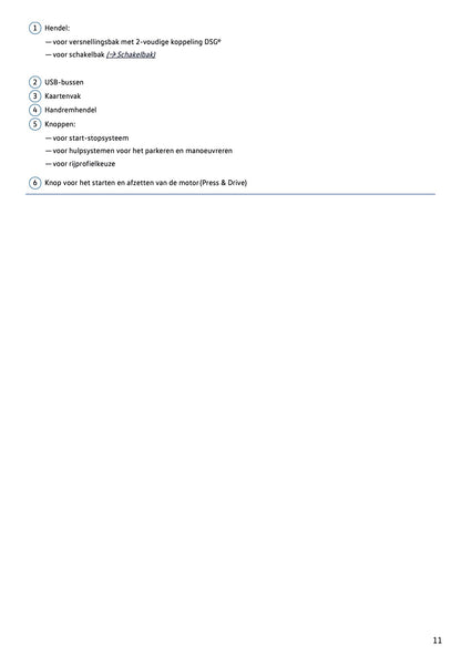 2021-2022 Volkswagen Polo Owner's Manual | Dutch