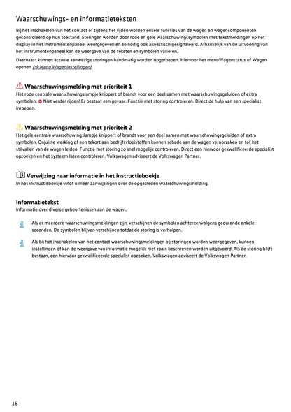 2021-2022 Volkswagen Polo Owner's Manual | Dutch