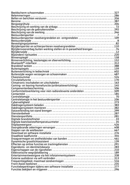 2021-2022 Volkswagen Polo Owner's Manual | Dutch
