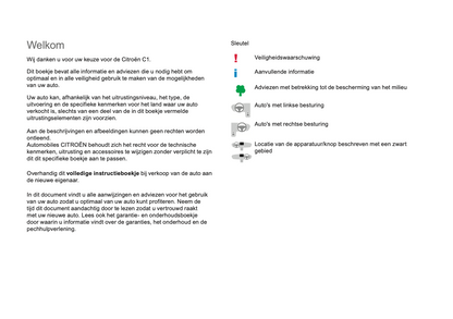 2018-2022 Citroën C1 Bedienungsanleitung | Niederländisch