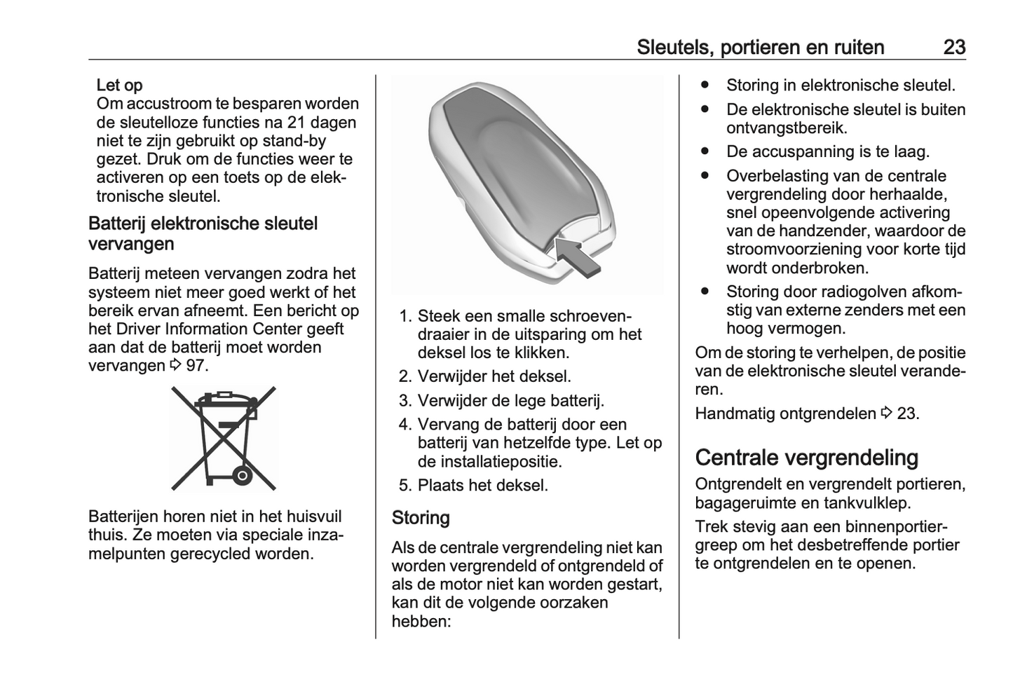 2020-2022 Opel Crossland Owner's Manual | Dutch