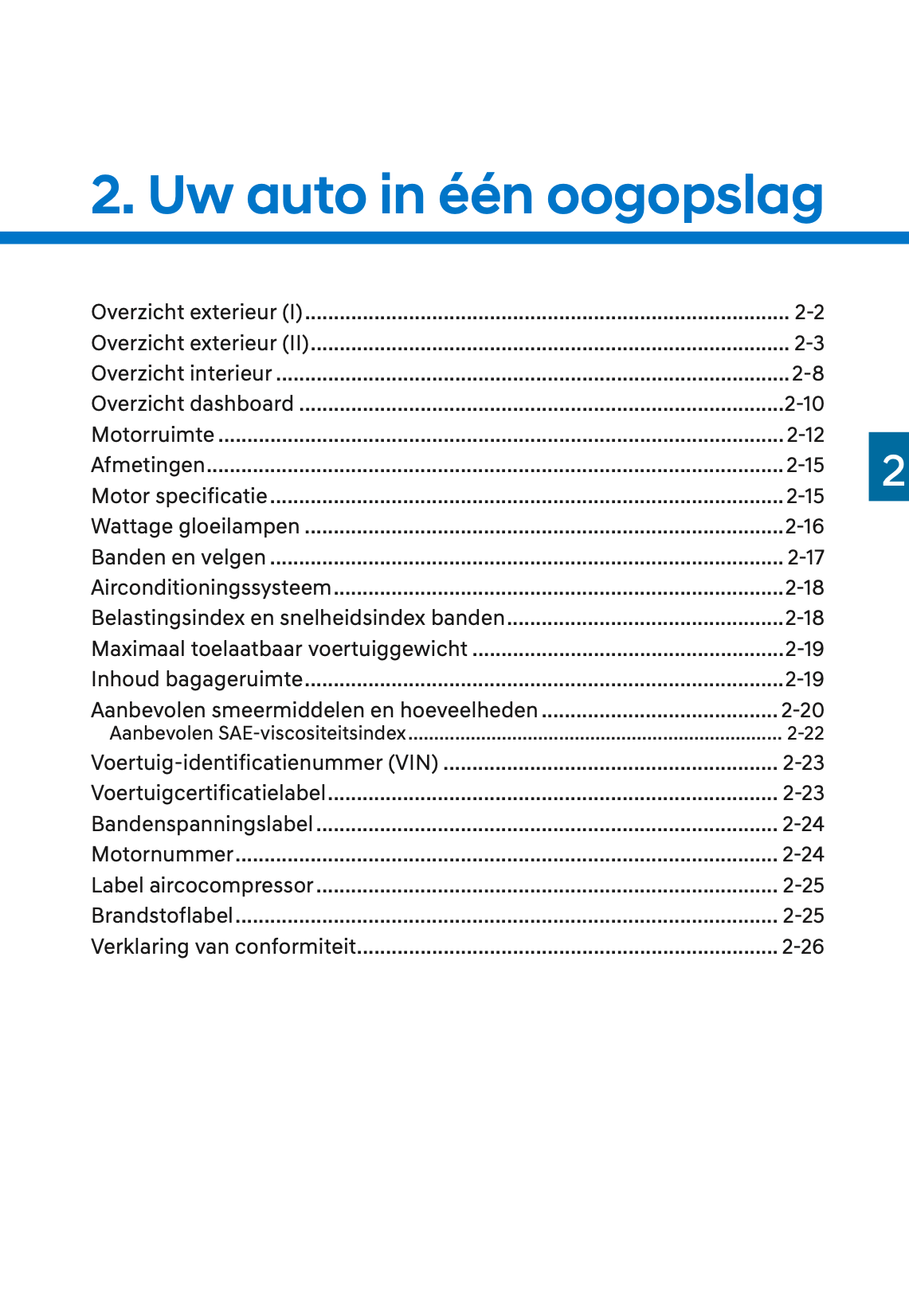 2021-2022 Hyundai i20/Bayon Owner's Manual | Dutch