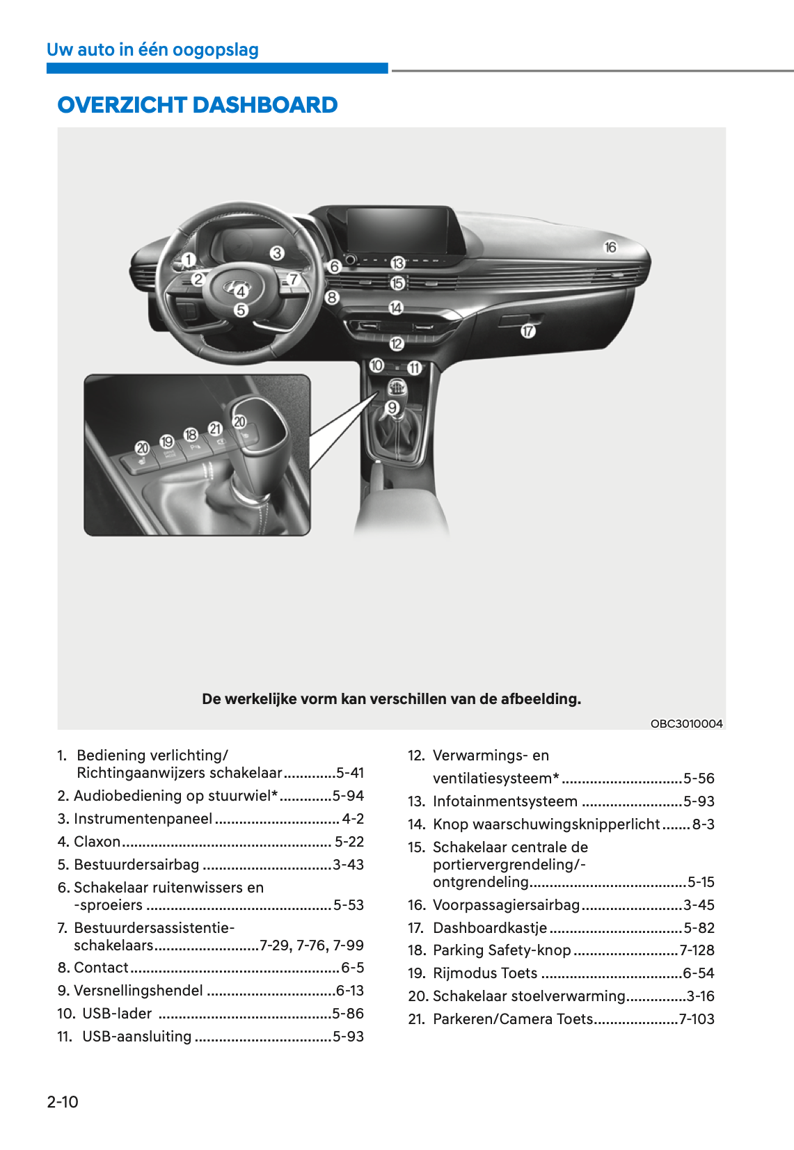 2021-2022 Hyundai i20/Bayon Owner's Manual | Dutch