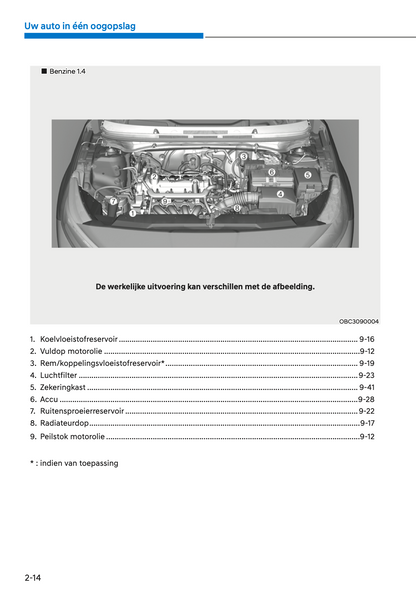 2021-2022 Hyundai i20/Bayon Owner's Manual | Dutch