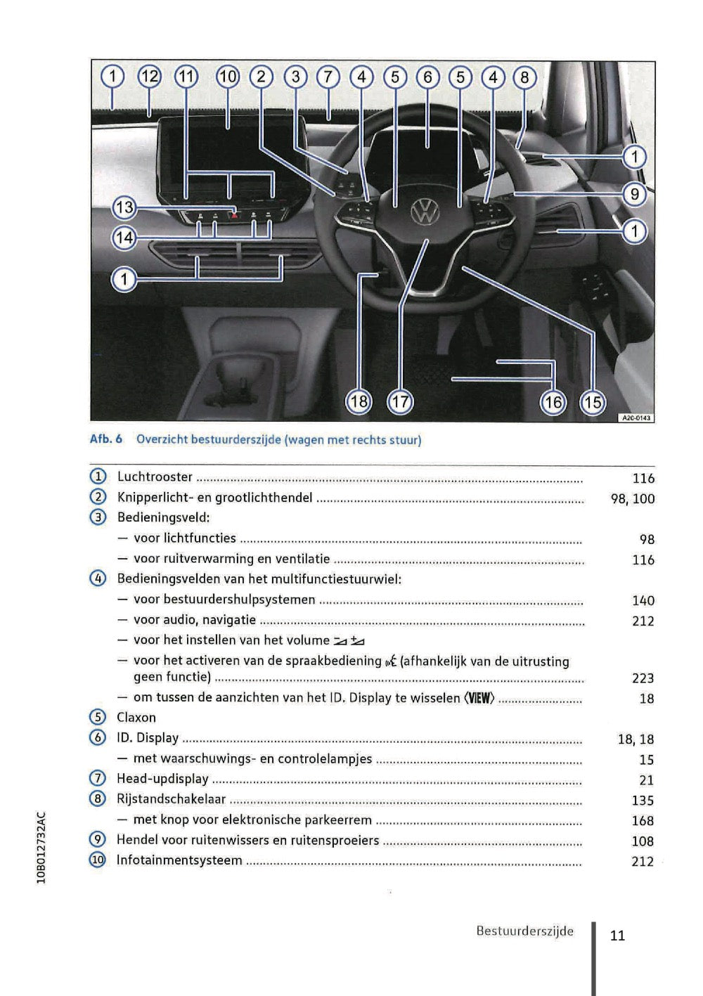 2020-2023 Volkswagen ID.3 Manuel du propriétaire | Néerlandais