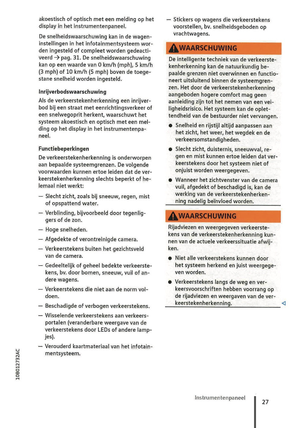 2020-2023 Volkswagen ID.3 Manuel du propriétaire | Néerlandais