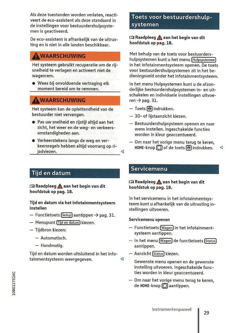 2020-2023 Volkswagen ID.3 Manuel du propriétaire | Néerlandais