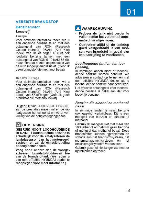 2020 Hyundai i10 Owner's Manual | Dutch