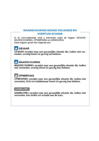 2020 Hyundai i10 Owner's Manual | Dutch