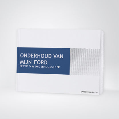 Ford Onderhoudsboekje | Nederlands