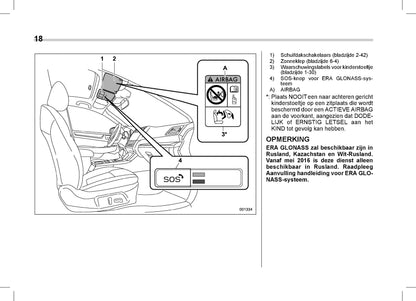 2019 Subaru Outback/Legacy Owner's Manual | Dutch