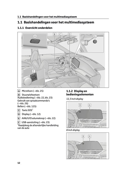 2022-2023 Lexus UX 250h Infotainment Manual | Dutch