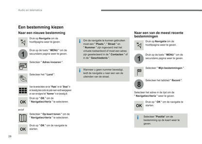 2016-2018 Citroën Infotainment Manual | Dutch