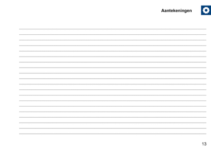 Onderhoudsboekje voor Volkswagen