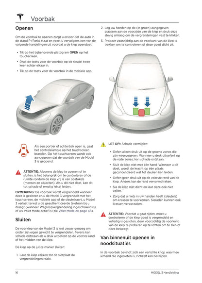 2021 Tesla Model 3 Owner's Manual | Dutch