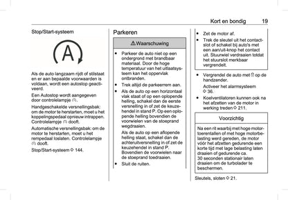 2019 Opel Grandland X Owner's Manual | Dutch