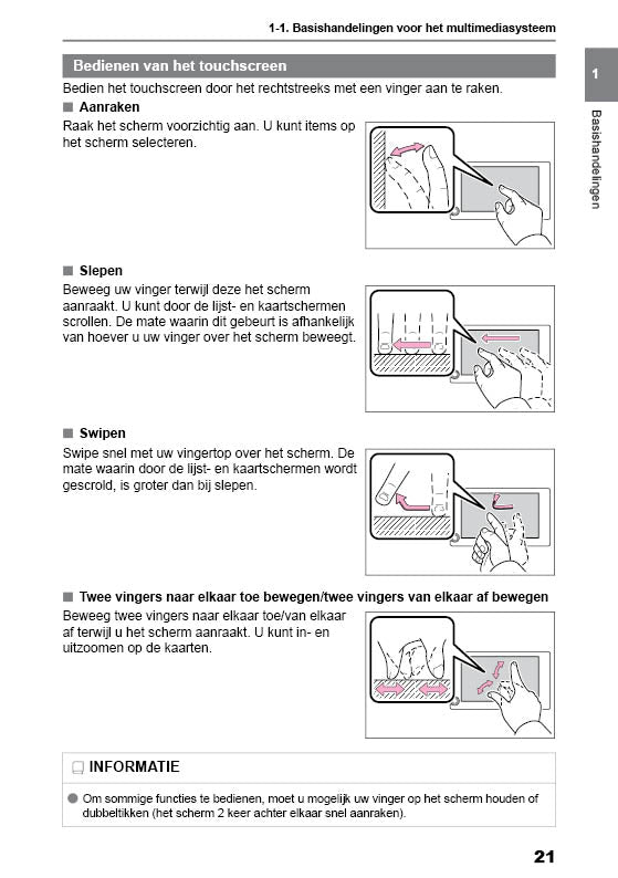 2024 Toyota Corolla Touring Sports Navigation Manual | Dutch