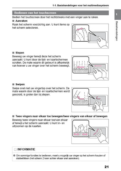 2024 Toyota Corolla Touring Sports Navigation Manual | Dutch