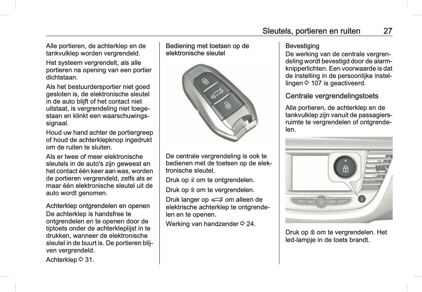 2019 Opel Grandland X Owner's Manual | Dutch