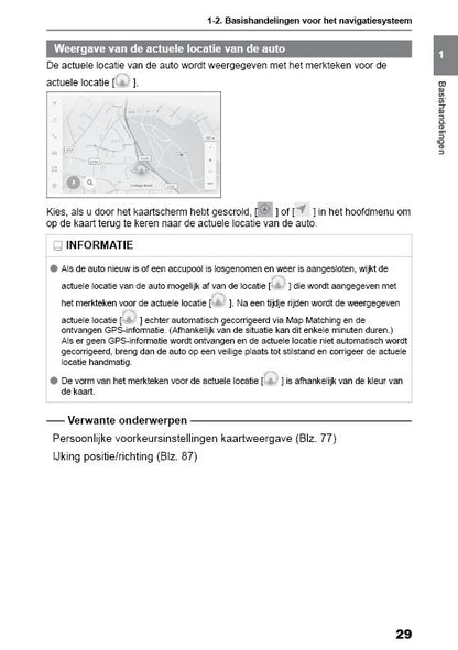 2024 Toyota Corolla Touring Sports Navigation Manual | Dutch