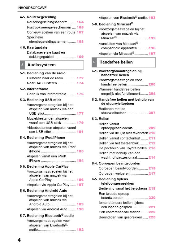 2024 Toyota Corolla Touring Sports Navigation Manual | Dutch
