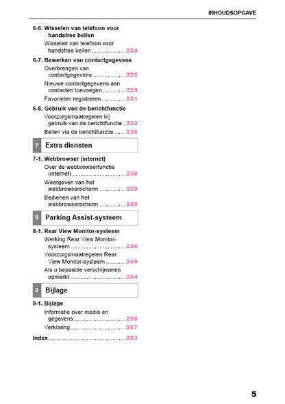 2024 Toyota Corolla Touring Sports Navigation Manual | Dutch