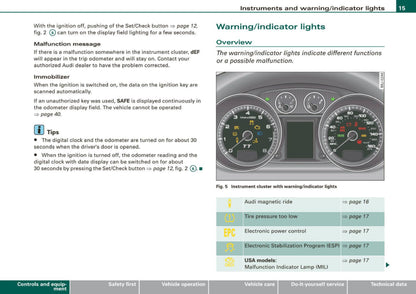 2009 Audi TT Coupe Gebruikershandleiding | Engels