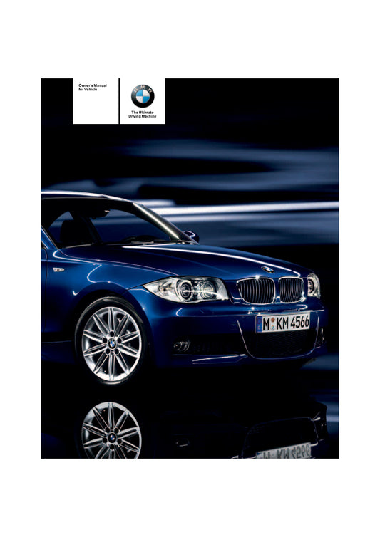 2011 BMW 1 Series Coupe / 1 Series Convertible / 128i / 135i Bedienungsanleitung | Englisch