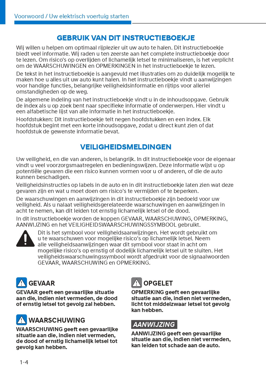 2022-2023 Hyundai Ioniq 5 Bedienungsanleitung | Niederländisch
