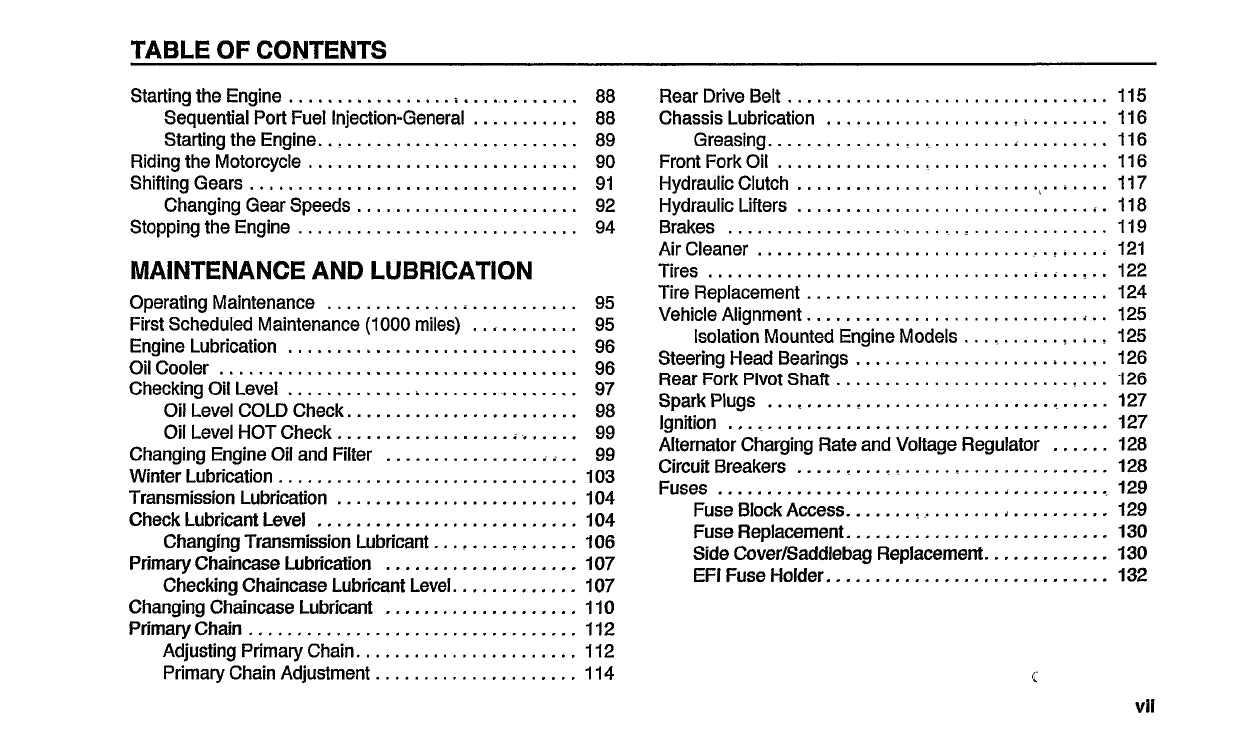 2003 Harley-Davidson FLHRSEI2 Owner's Manual | English