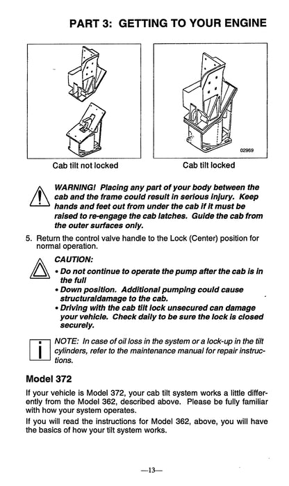 1990-1999 Peterbilt Owner's Manual | English