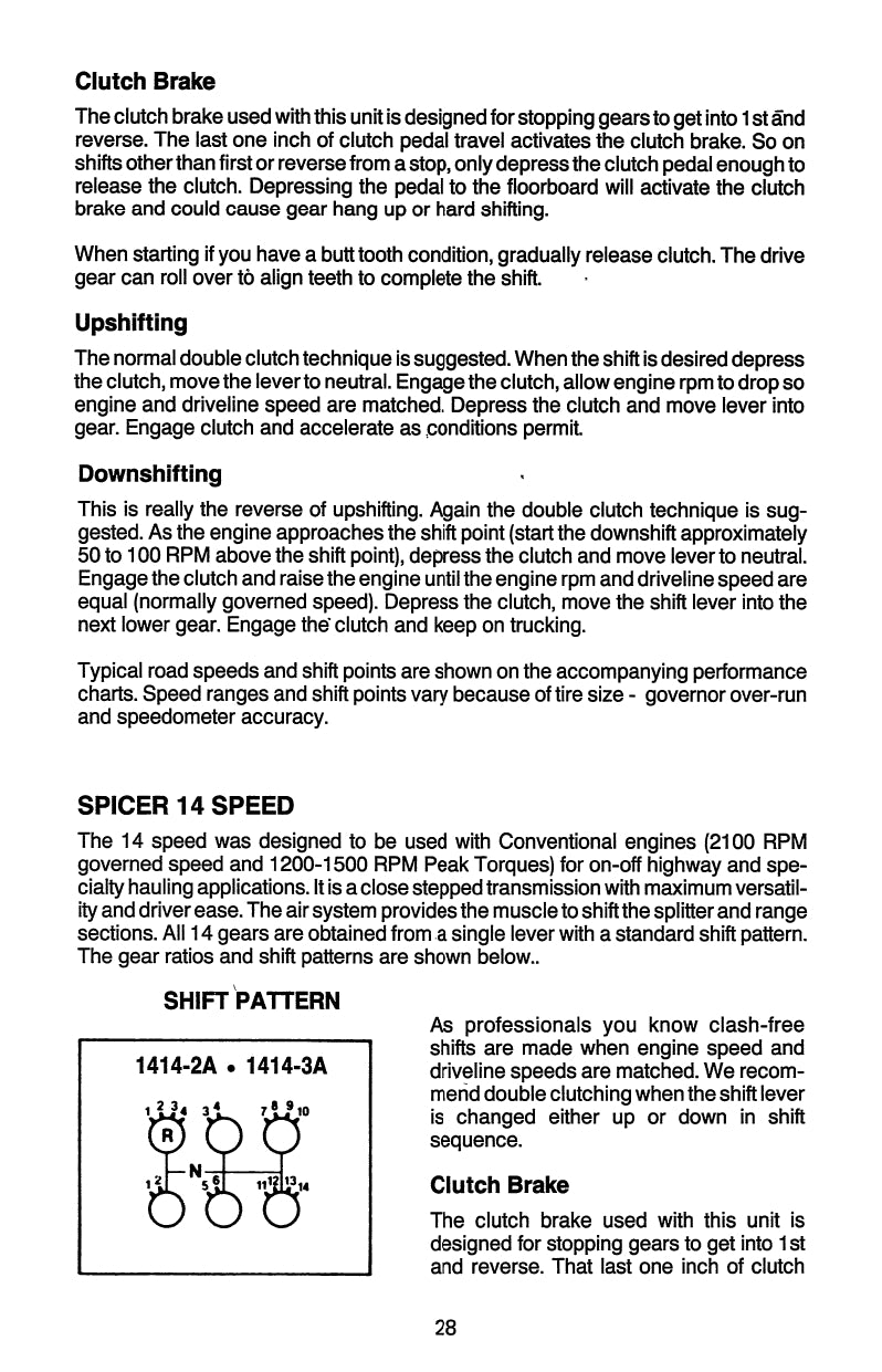 1981 - 1990 Peterbilt 379 Owner's Manual | English