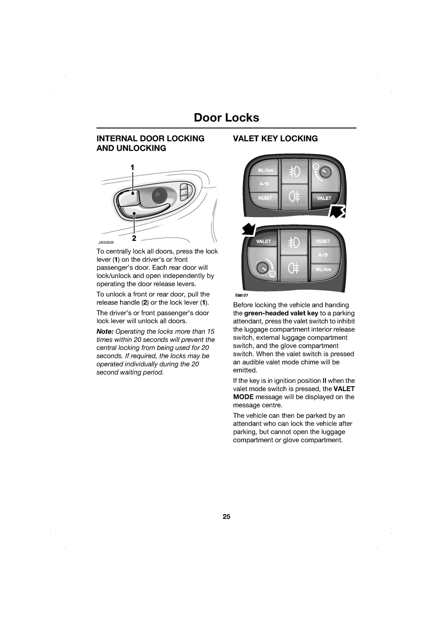 2008 Jaguar XJ Owner's Manual | English