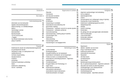 2022-2024 Peugeot 408 Owner's Manual | Dutch